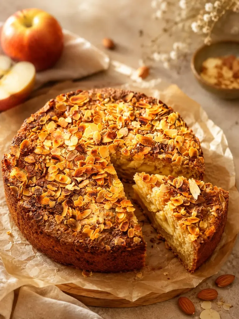 Gâteau aux pommes & amandes